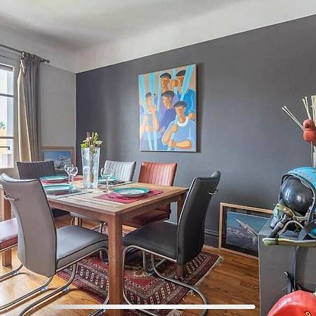 Exceptionnel 3 Pieces Art Deco En Dernier Etage Avec Garage Prive Centre Biarritz Apartment Bagian luar foto
