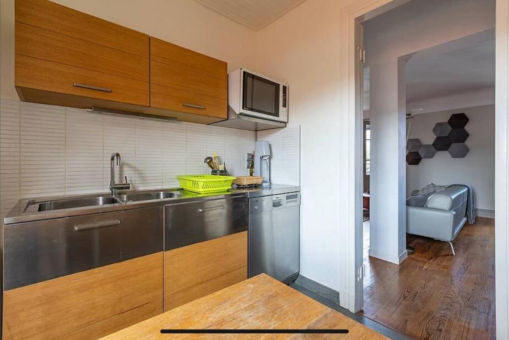 Exceptionnel 3 Pieces Art Deco En Dernier Etage Avec Garage Prive Centre Biarritz Apartment Bagian luar foto